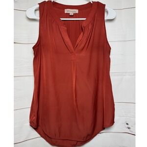 Philosophy Terracotta Sleeveless Top / Size Small Petite / Sku002